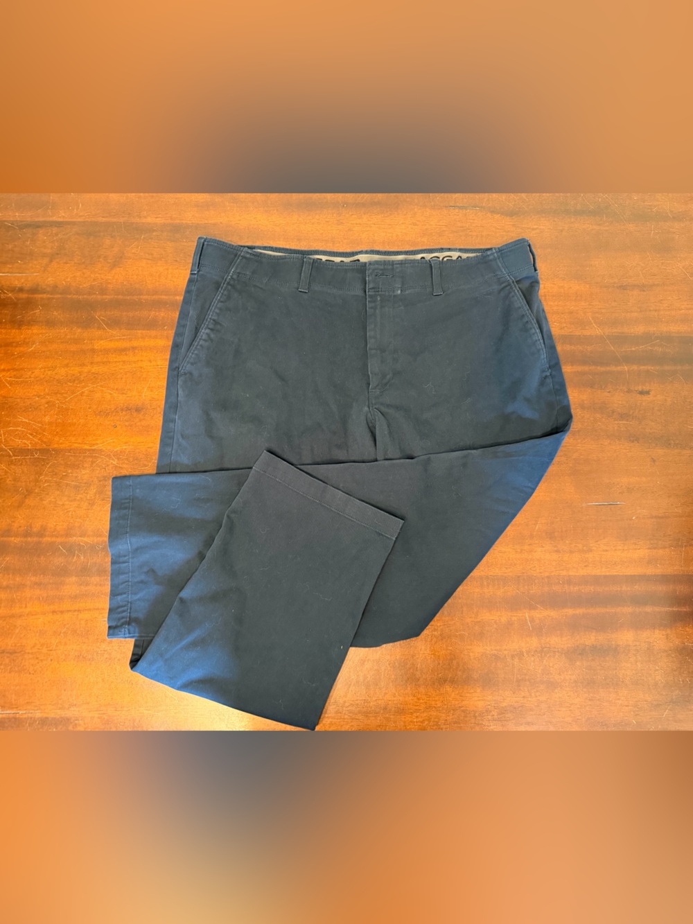 Haggar Men's Navy Chino Pants